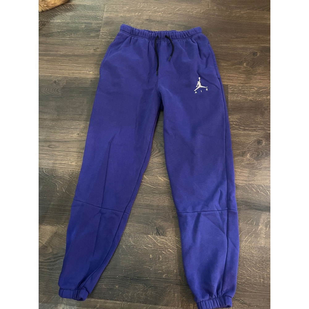 Jordan Jumpman Air Fleece Sweatpants Mens Small Purple Joggers CV2249-547